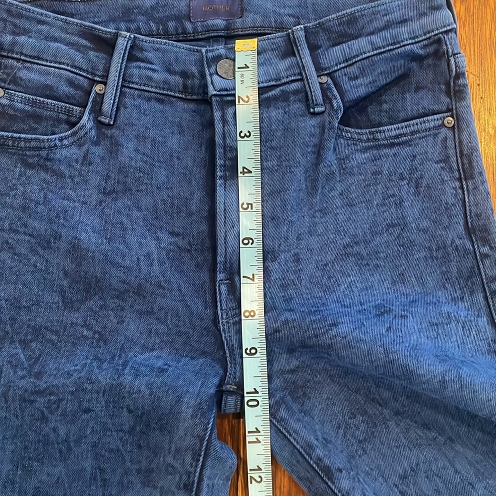 NWOT MOTHER DENIM The Rascal Ankle Fray, Love on the Rocks, Size 28 - Picture 10 of 15